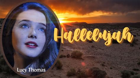 lucy thomas hallelujah songtext|Hallelujah